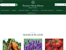 Tablet Screenshot of premierseedsdirect.com